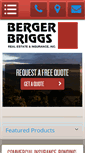 Mobile Screenshot of bergerbriggsinsurance.com